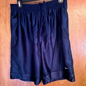Nike Blue Athletic Basketball Shorts Moisture-Wicking Lightweight size M